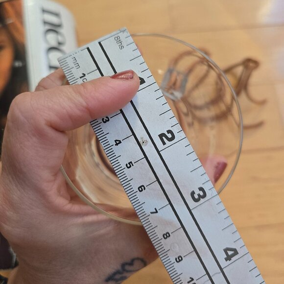 vintage 70's | HolmeGaard clear wine glass necklace - Picture 11 of 12